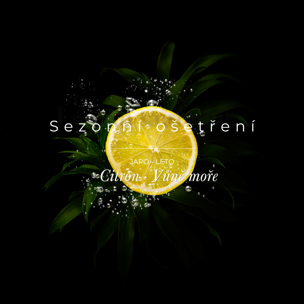 Sezonní obličejové ošetření jaro / léto je pro vás připraveno s vůní moře a citronu.